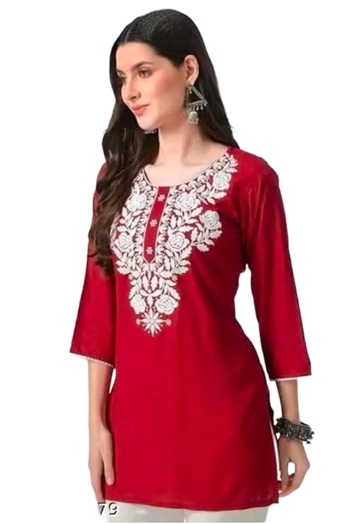 Embroidery Short Kurti