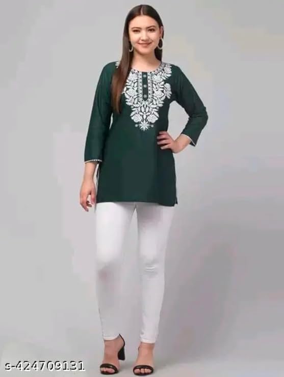 Embroidery Short Kurti