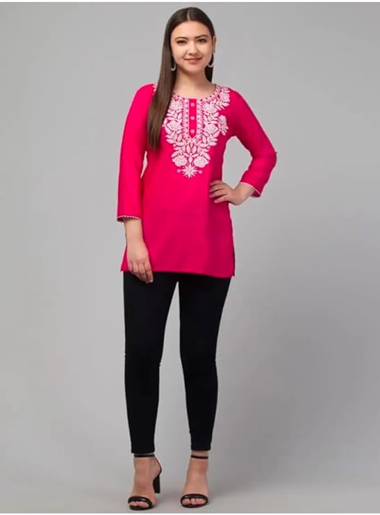 Embroidery Short Kurti