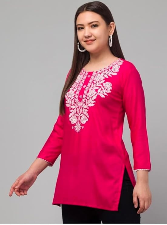 Embroidery Short Kurti