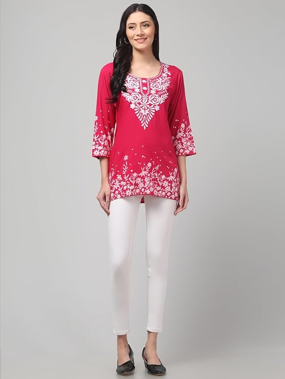Short Kurti With Embroidery