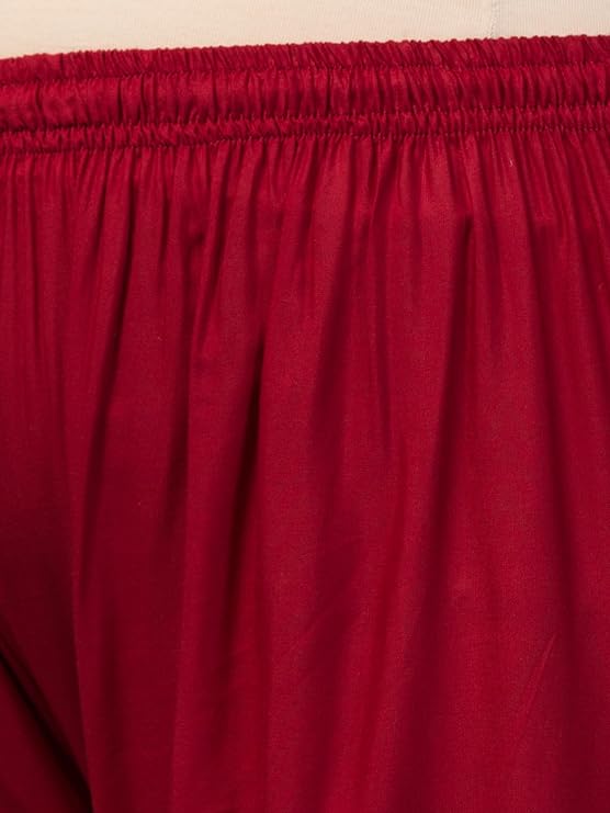 Trendy Rayon Gold Plazo