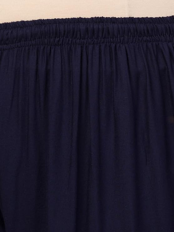 Trendy Rayon Gold Plazo