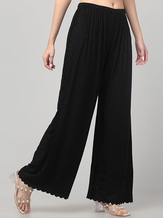 Ethnic Plazo With Embroidery