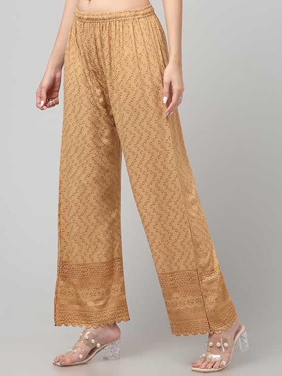 Ethnic Plazo With Embroidery