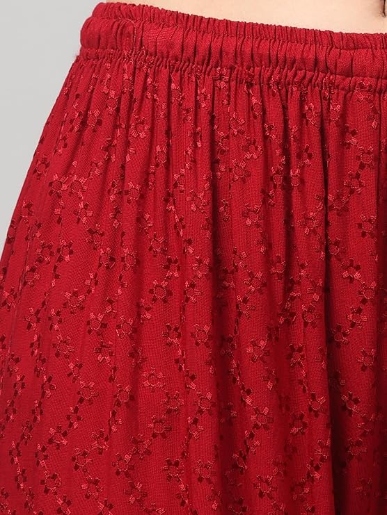 Ethnic Plazo With Embroidery