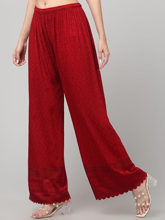 Ethnic Plazo With Embroidery