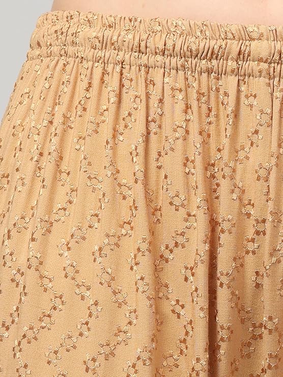 Ethnic Plazo With Embroidery