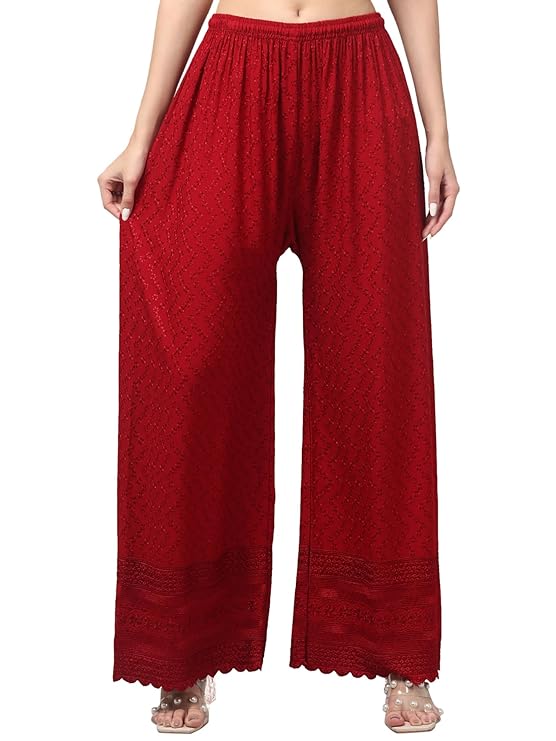 Ethnic Plazo With Embroidery