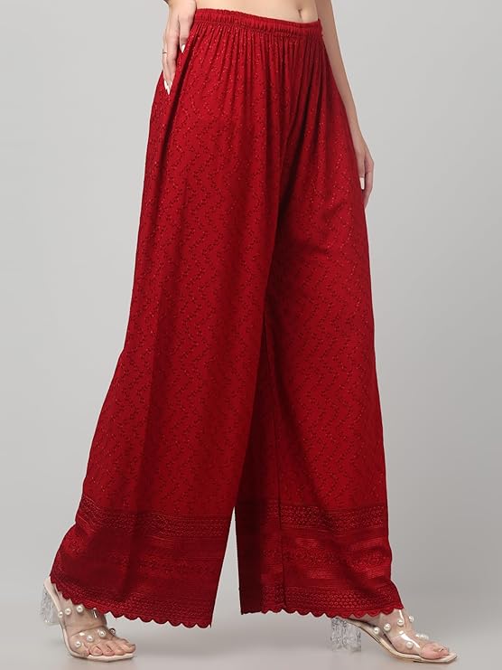 Ethnic Plazo With Embroidery