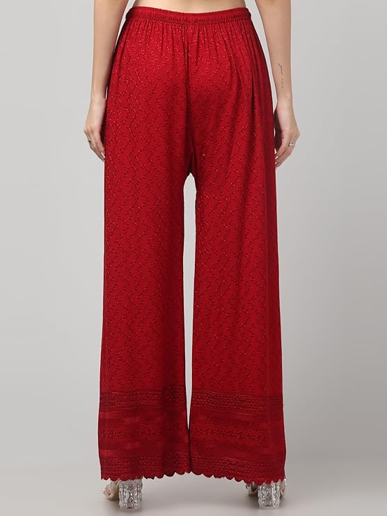 Ethnic Plazo With Embroidery