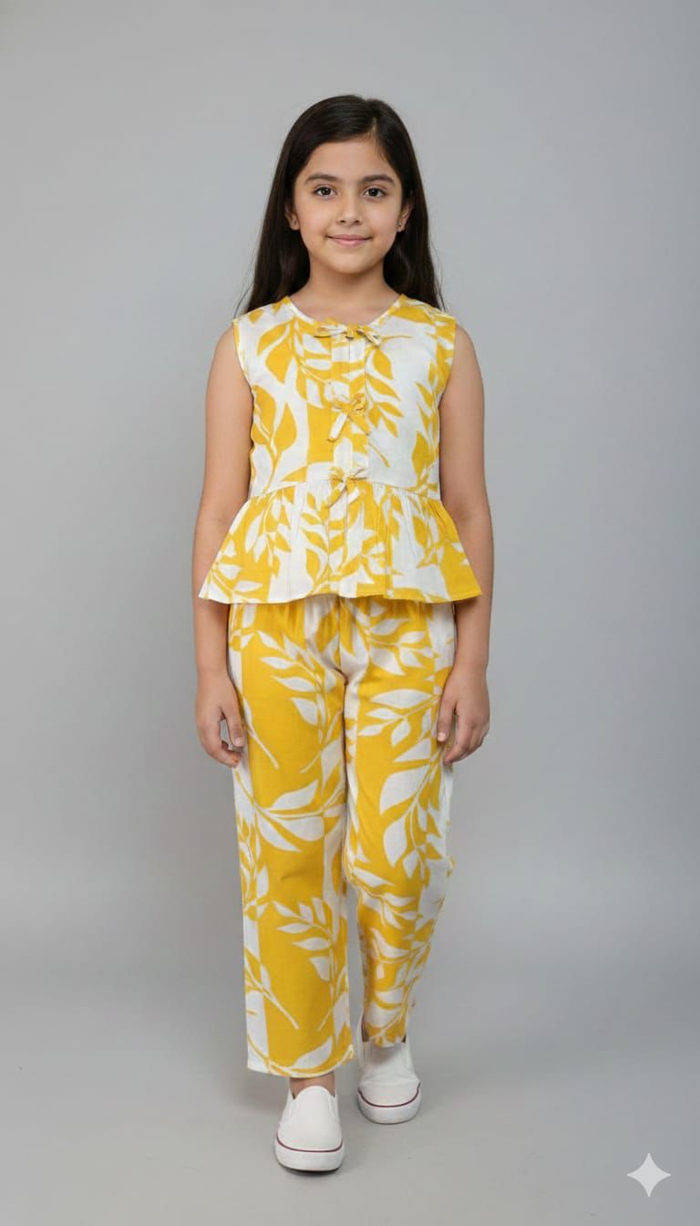Yellow Floral Print