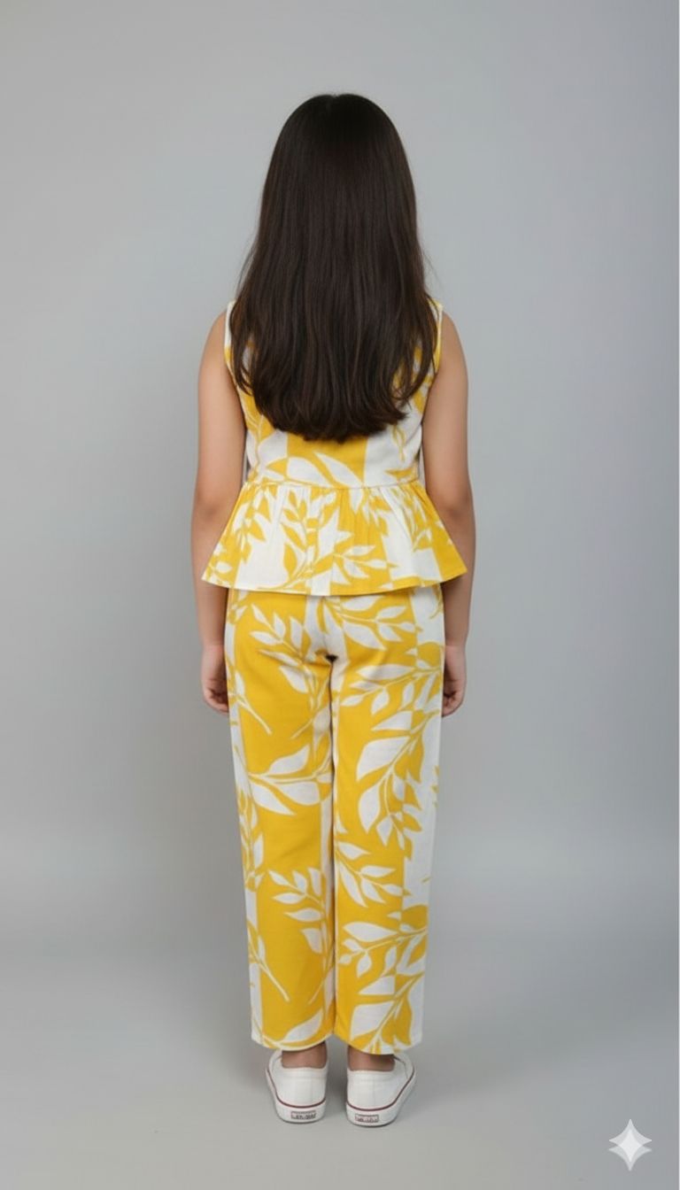 Yellow Floral Print