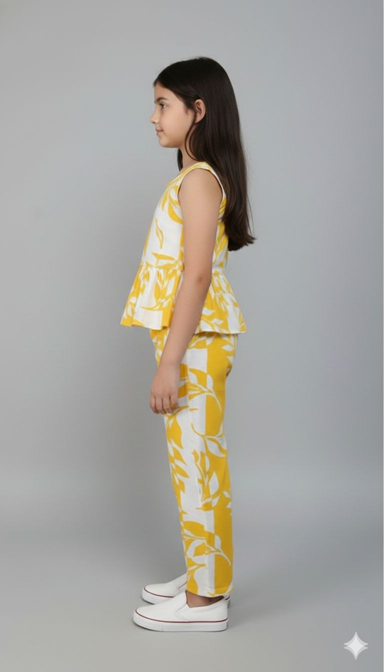 Yellow Floral Print