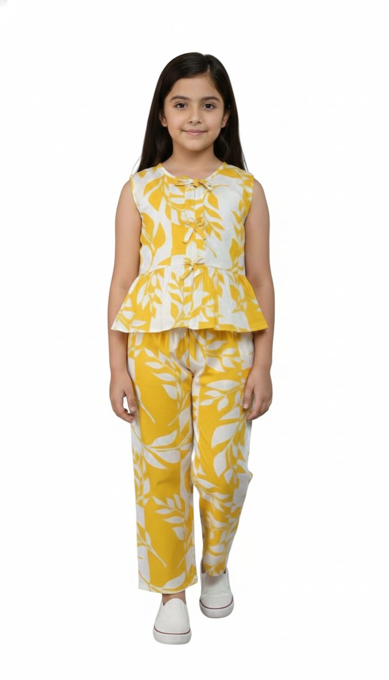 Yellow Floral Print