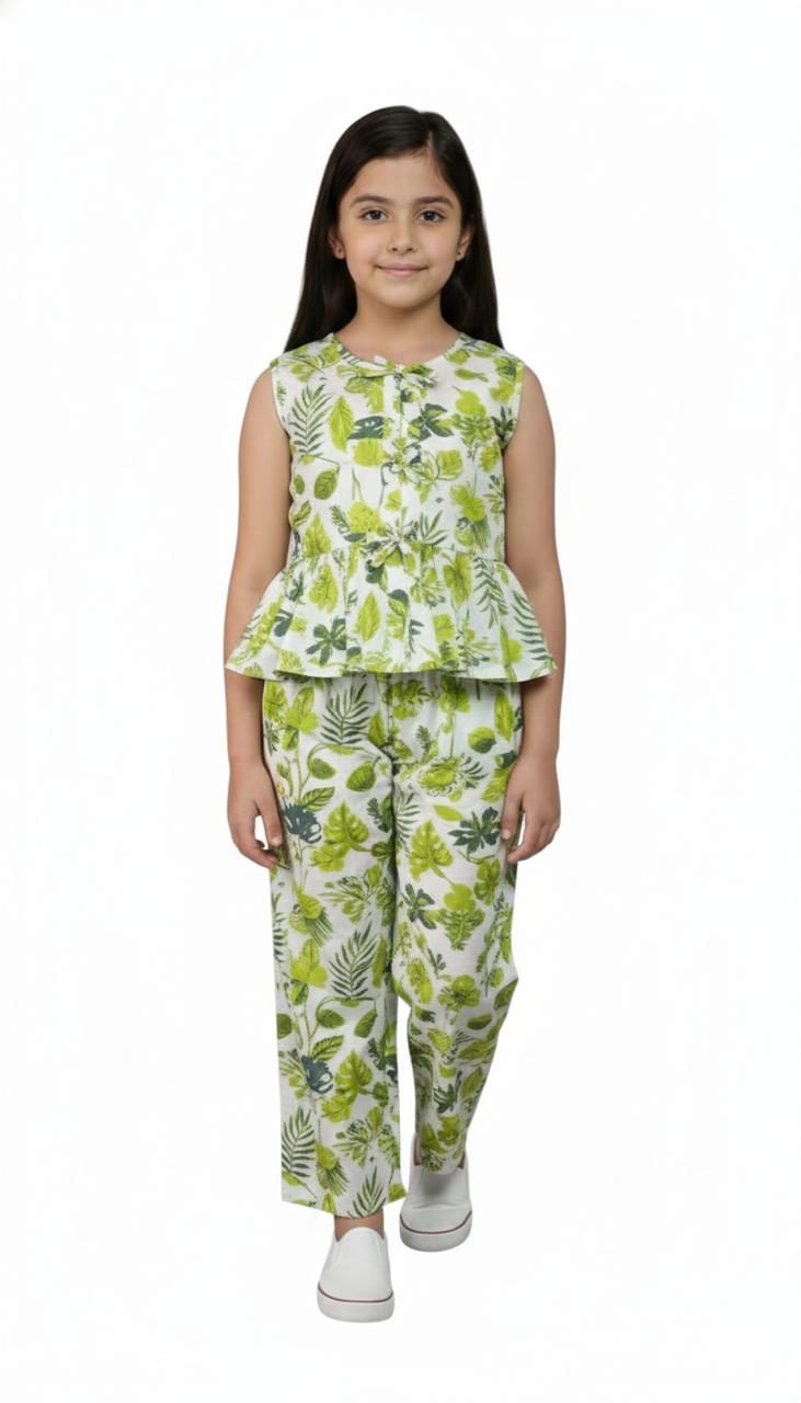 Green Small Mix Floral Print