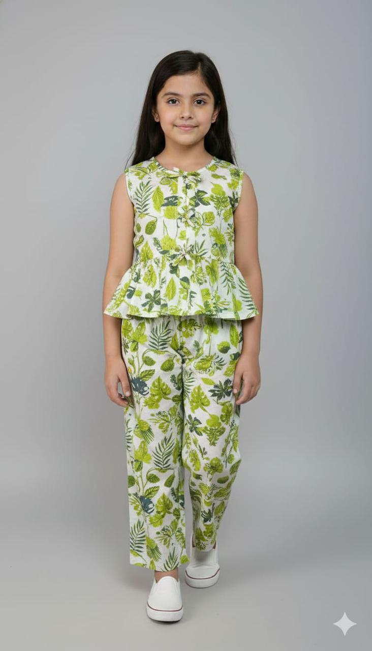 Green Small Mix Floral Print