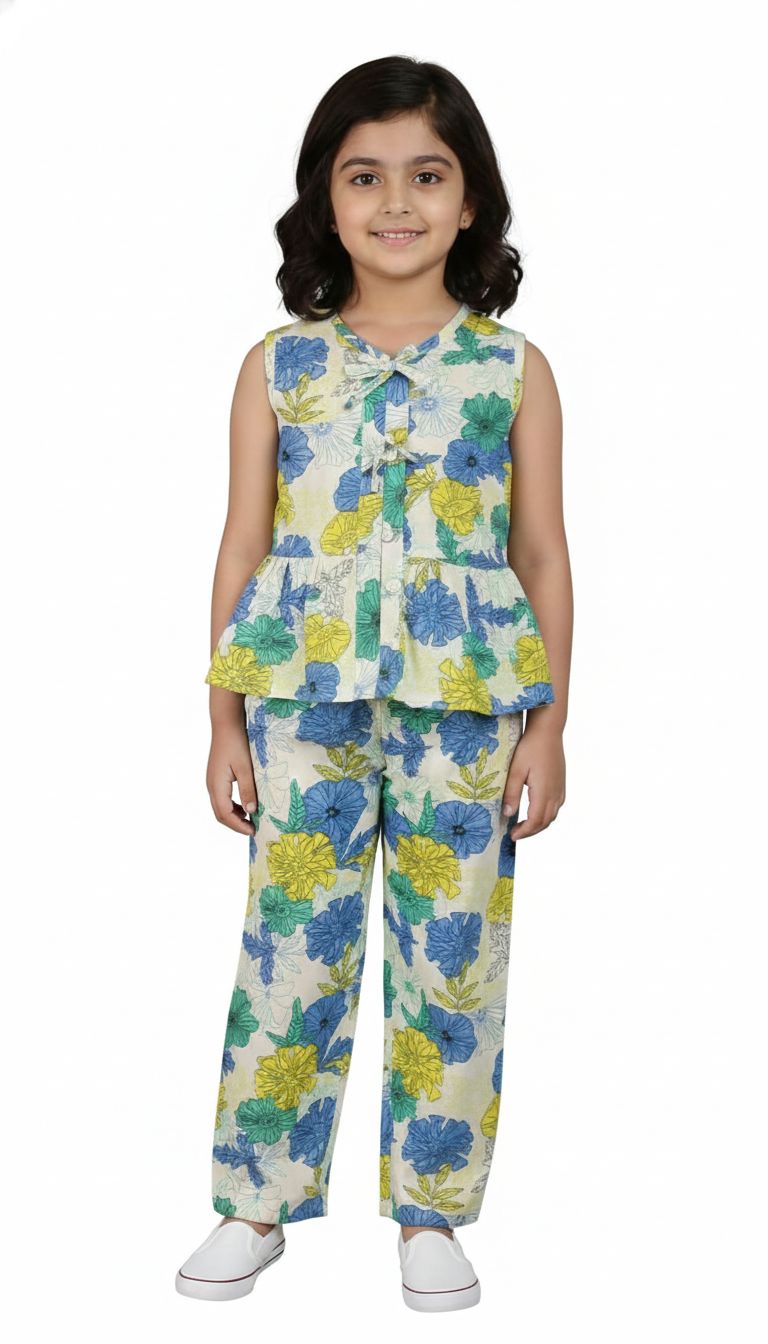 Floral Print Outfit Set