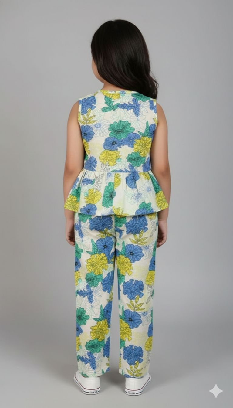 Floral Print Outfit Set