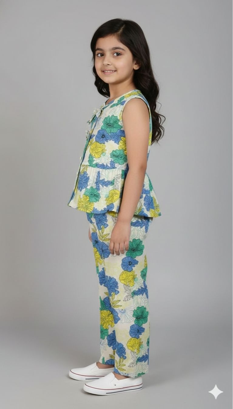 Floral Print Outfit Set