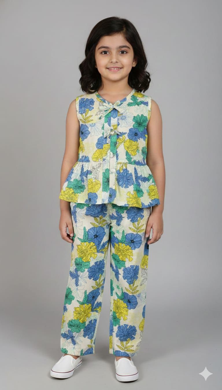 Floral Print Outfit Set