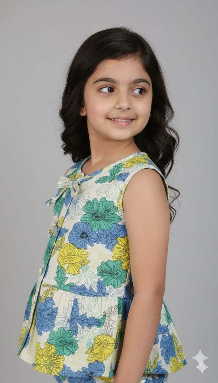 Floral Print Outfit Set